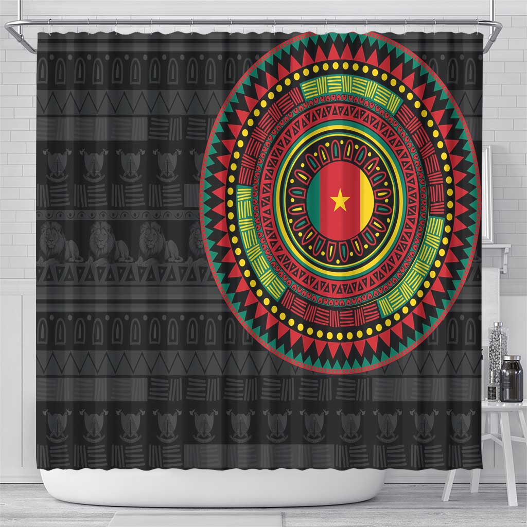 Cameroon Shower Curtain African Tribal Pattern LT15
