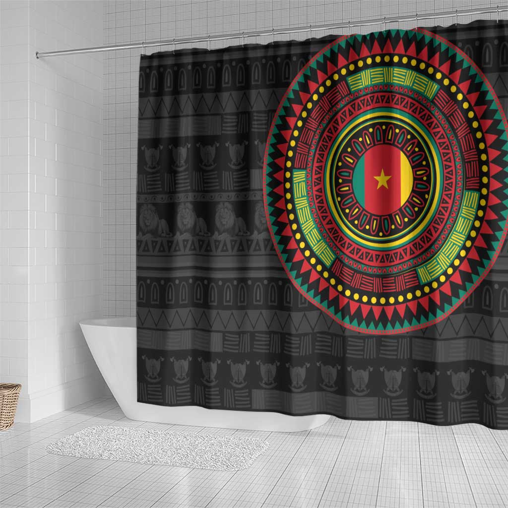Cameroon Shower Curtain African Tribal Pattern LT15