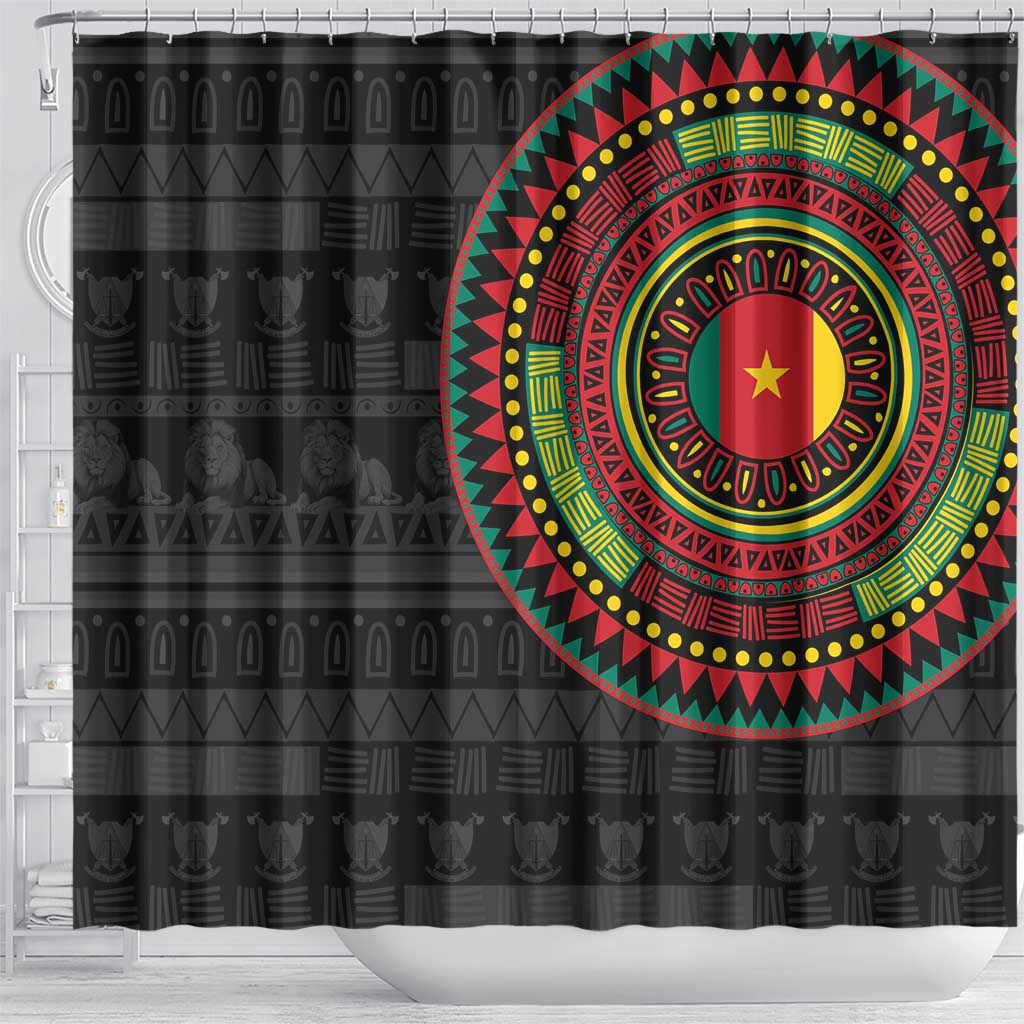 Cameroon Shower Curtain African Tribal Pattern LT15