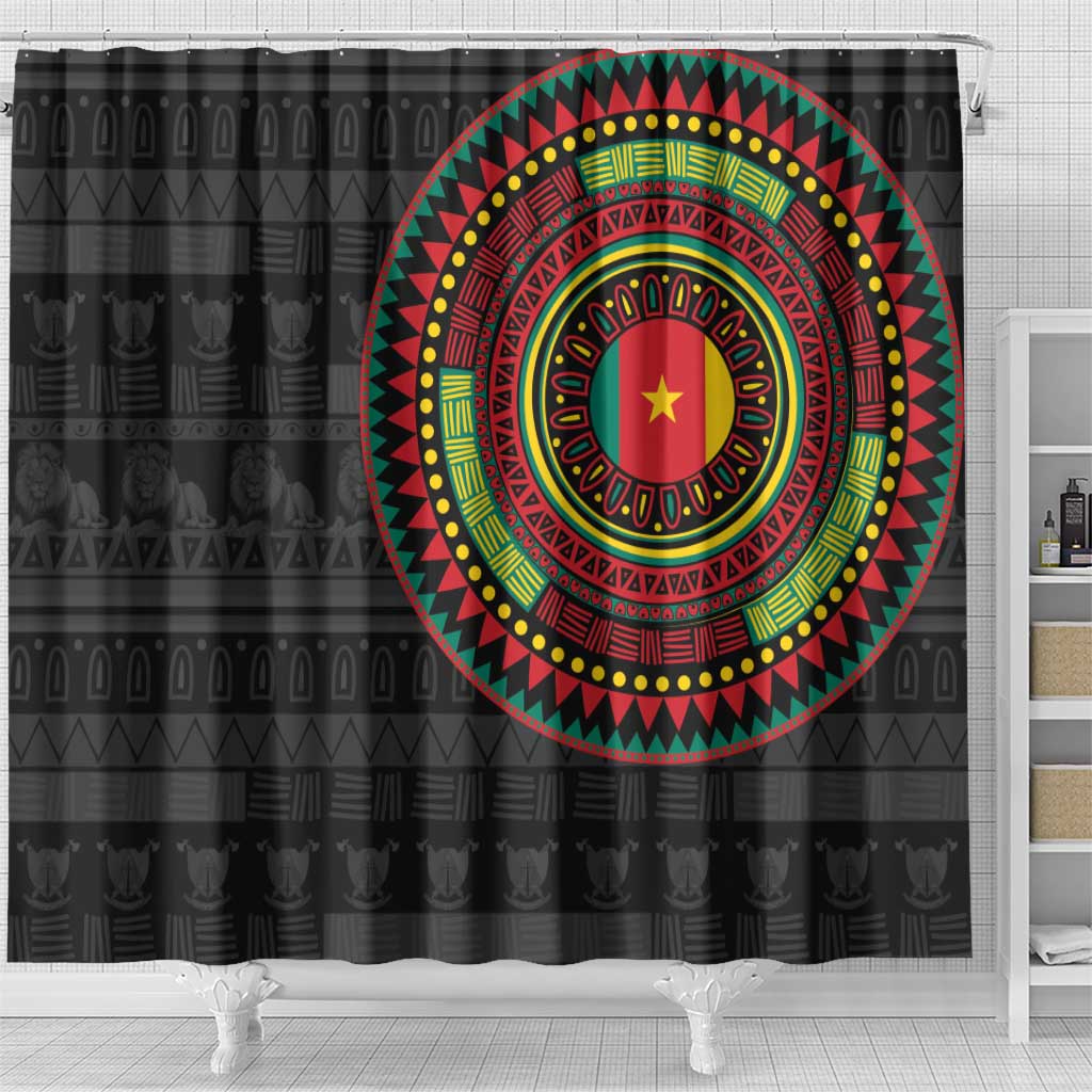 Cameroon Shower Curtain African Tribal Pattern LT15
