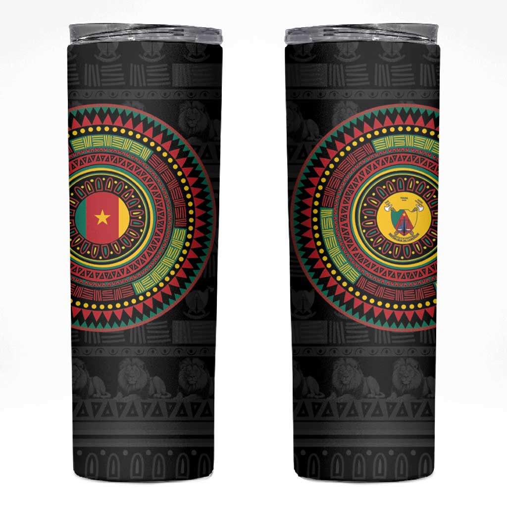 Cameroon African Tribal Pattern Skinny Tumbler Chest Arm Tattoo LT15