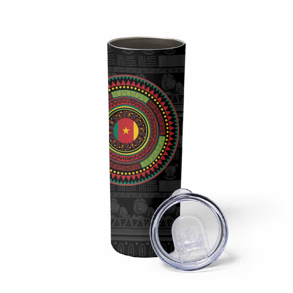 Cameroon African Tribal Pattern Skinny Tumbler Chest Arm Tattoo LT15