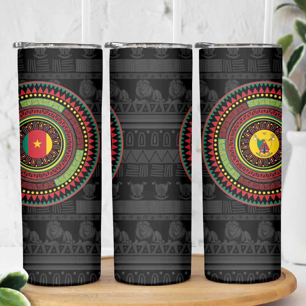 Cameroon African Tribal Pattern Skinny Tumbler Chest Arm Tattoo LT15