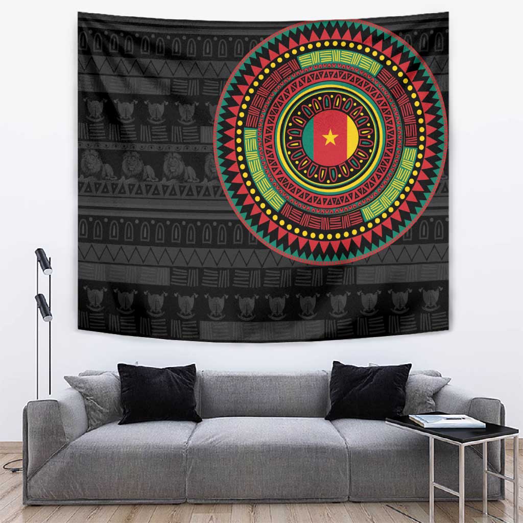 Cameroon African Tribal Pattern Tapestry Chest Arm Tattoo LT15