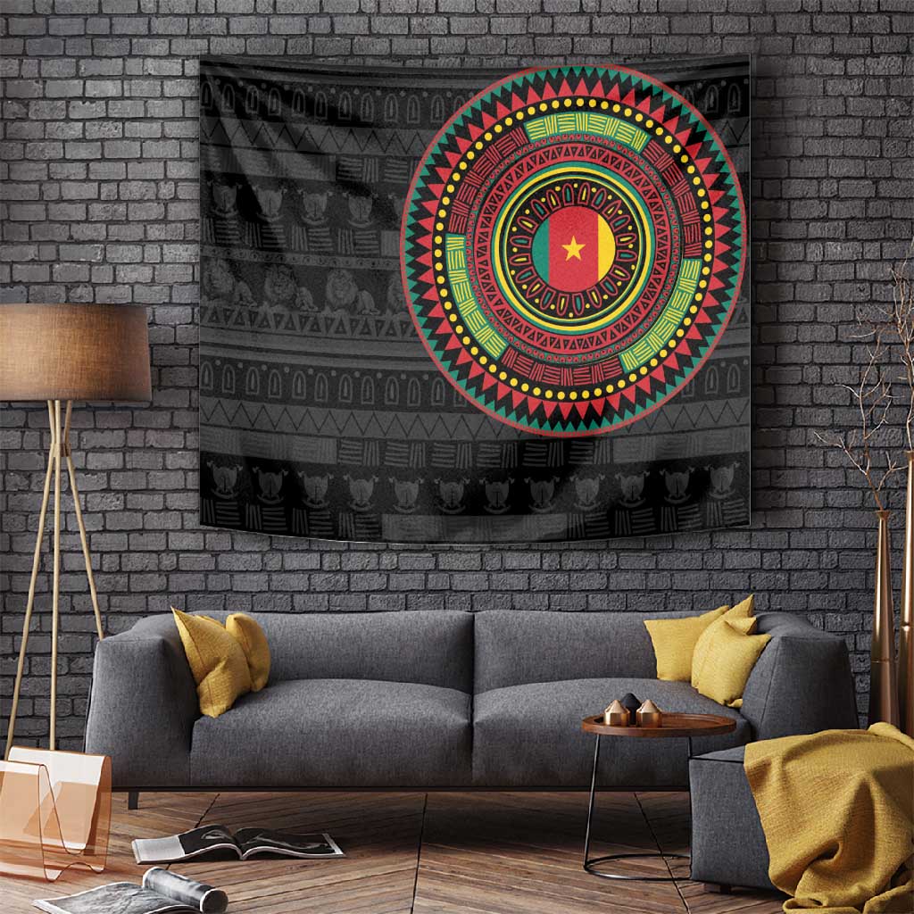 Cameroon African Tribal Pattern Tapestry Chest Arm Tattoo LT15