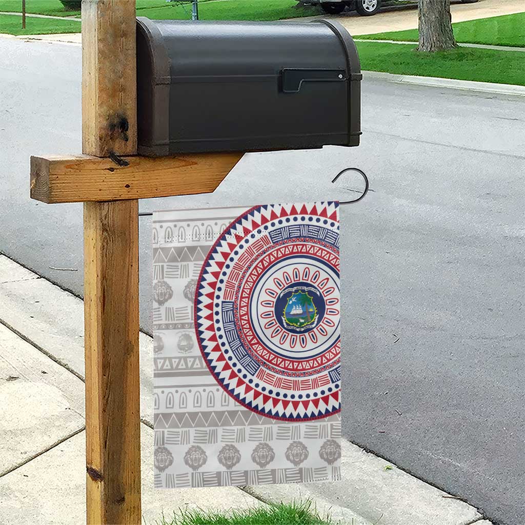 Liberia African Tribal Pattern Garden Flag Chest Arm Tattoo LT15