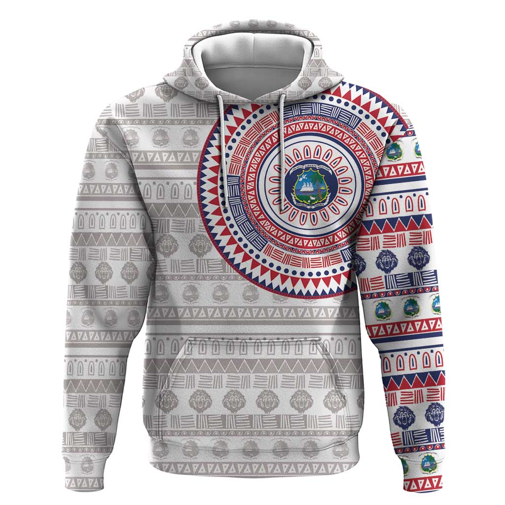 Liberia Hoodie African Tribal Pattern LT15