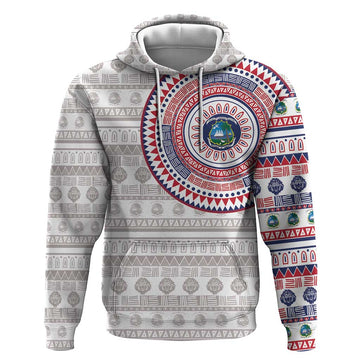 Liberia Hoodie African Tribal Pattern LT15