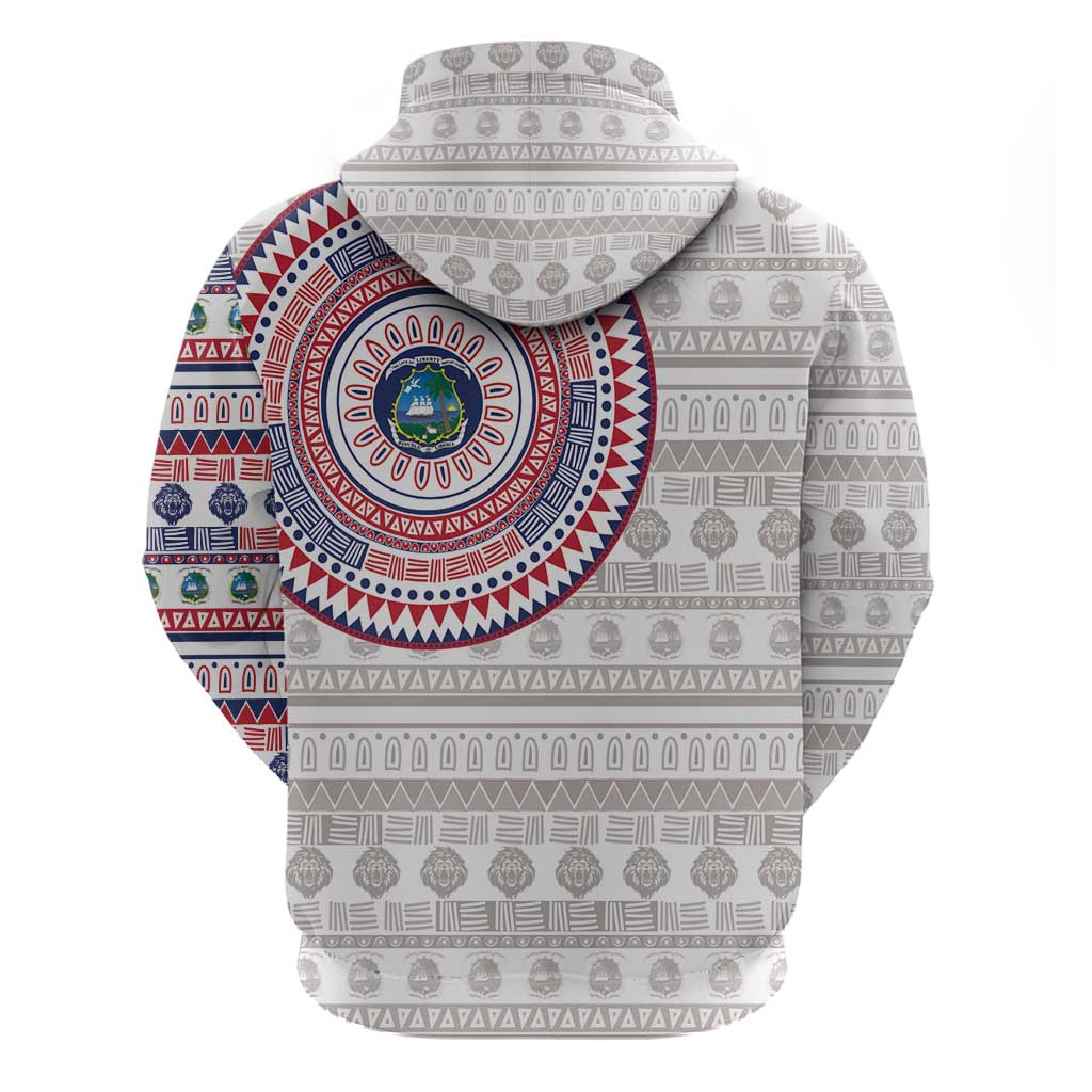 Liberia Hoodie African Tribal Pattern LT15