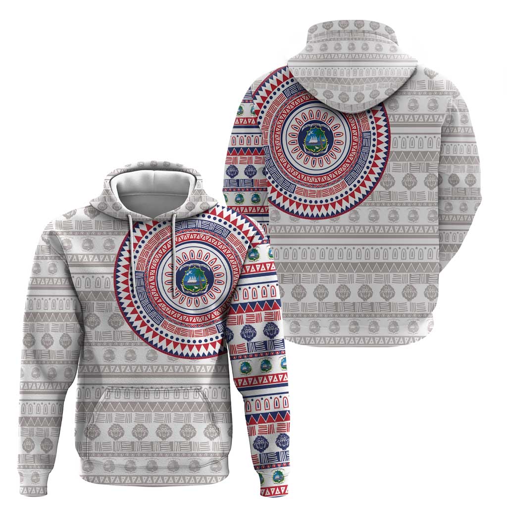 Liberia Hoodie African Tribal Pattern LT15
