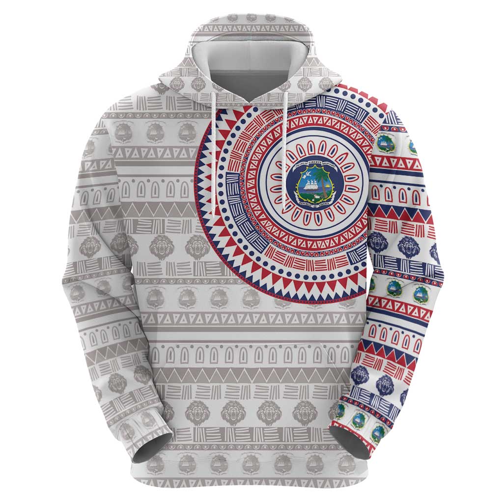 Liberia Hoodie African Tribal Pattern LT15