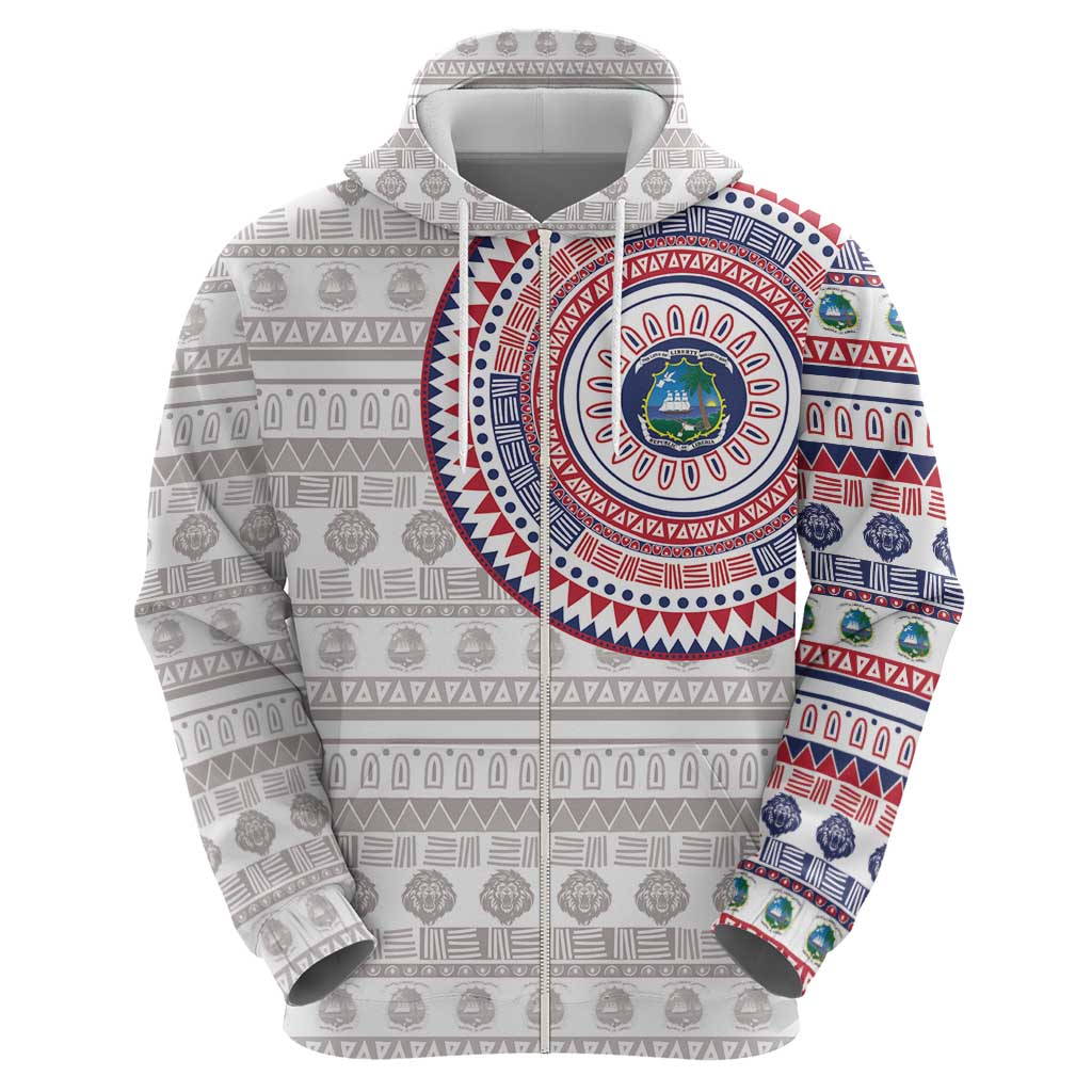 Liberia Hoodie African Tribal Pattern LT15