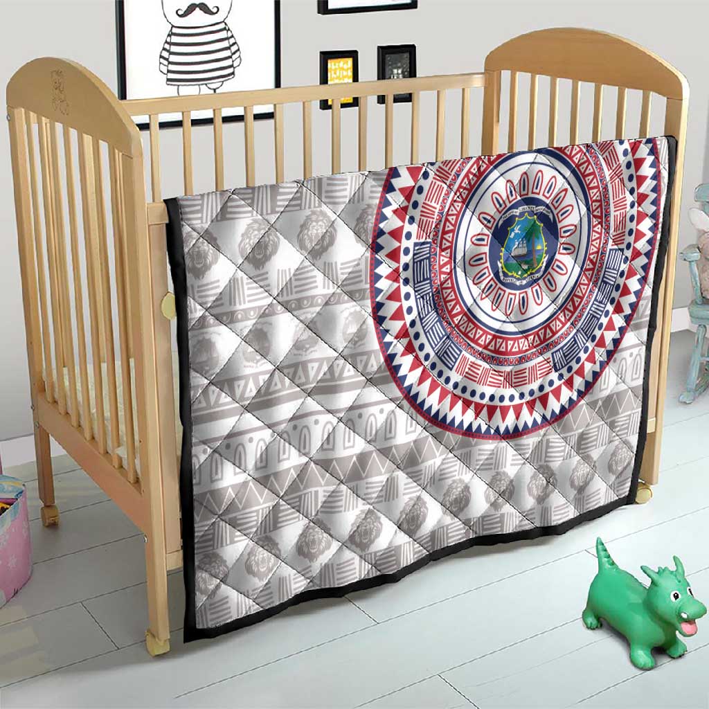 Liberia African Tribal Pattern Quilt Chest Arm Tattoo LT15