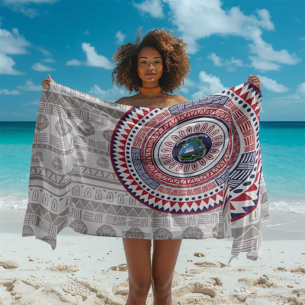 Liberia African Tribal Pattern Sarong Chest Arm Tattoo LT15