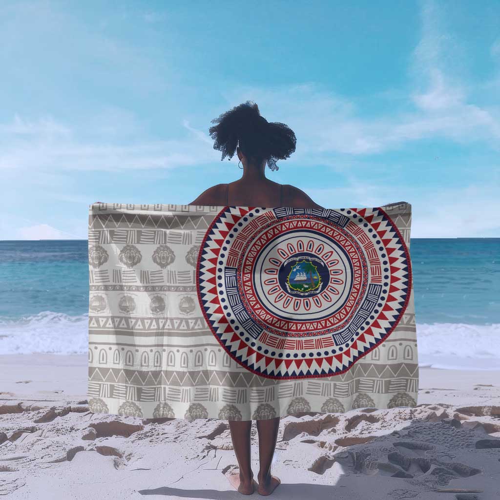 Liberia African Tribal Pattern Sarong Chest Arm Tattoo LT15