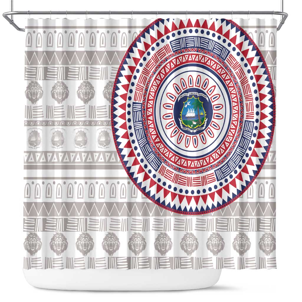 Liberia Shower Curtain African Tribal Pattern LT15