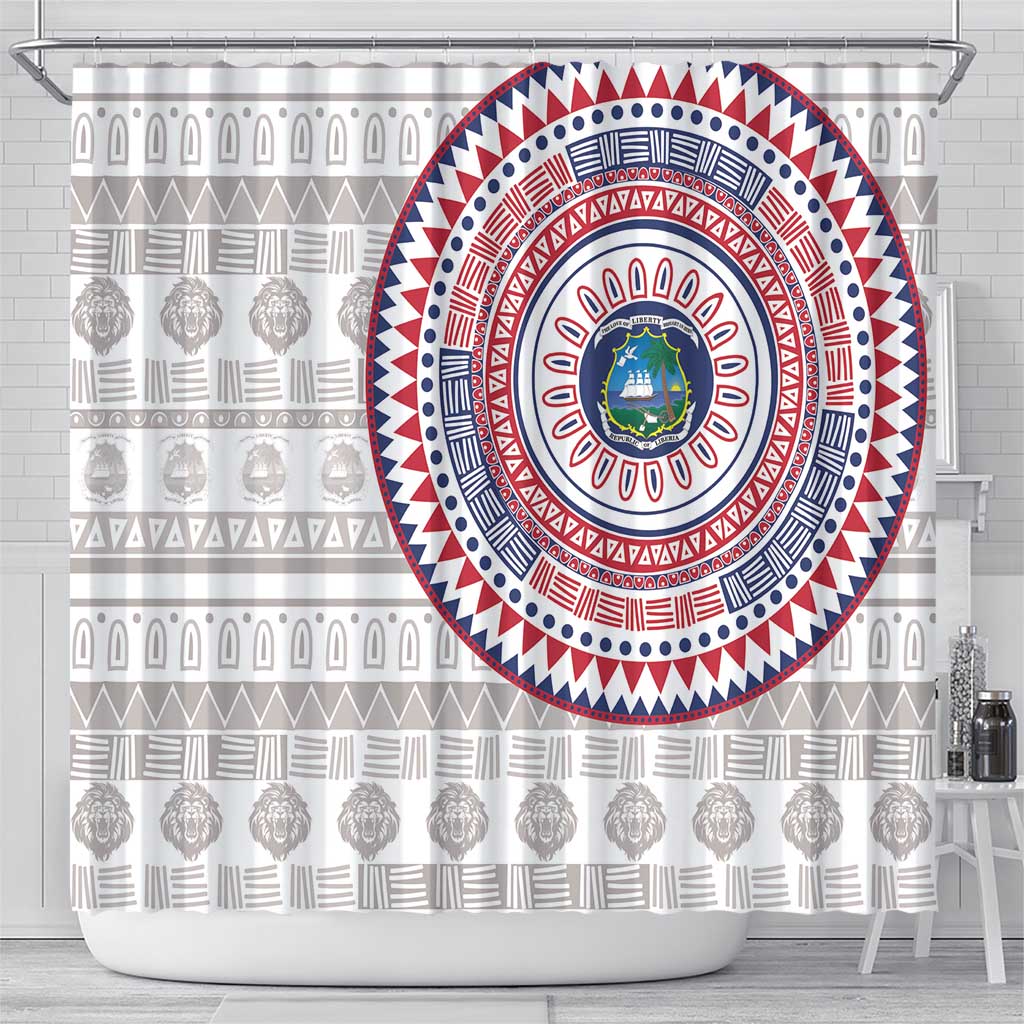 Liberia Shower Curtain African Tribal Pattern LT15