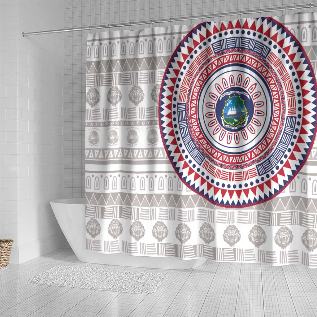 Liberia Shower Curtain African Tribal Pattern LT15