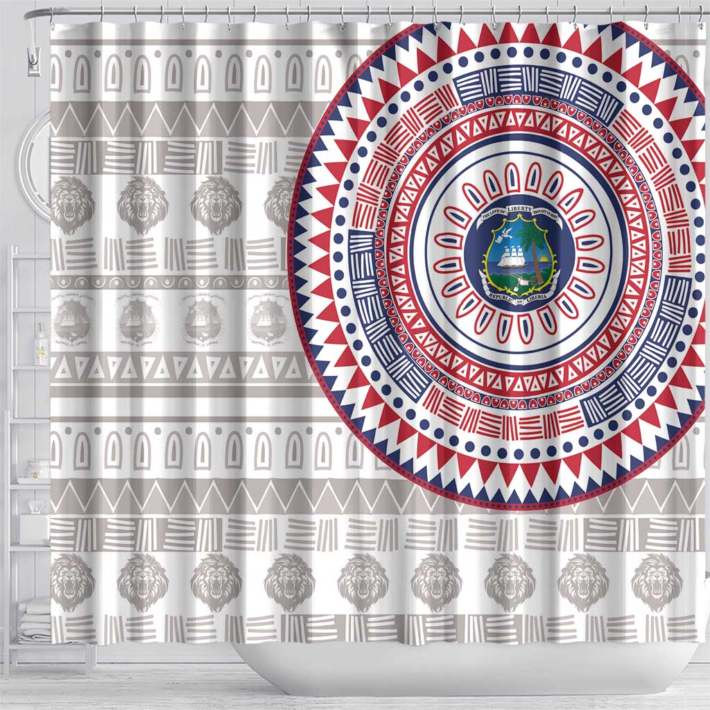 Liberia Shower Curtain African Tribal Pattern LT15