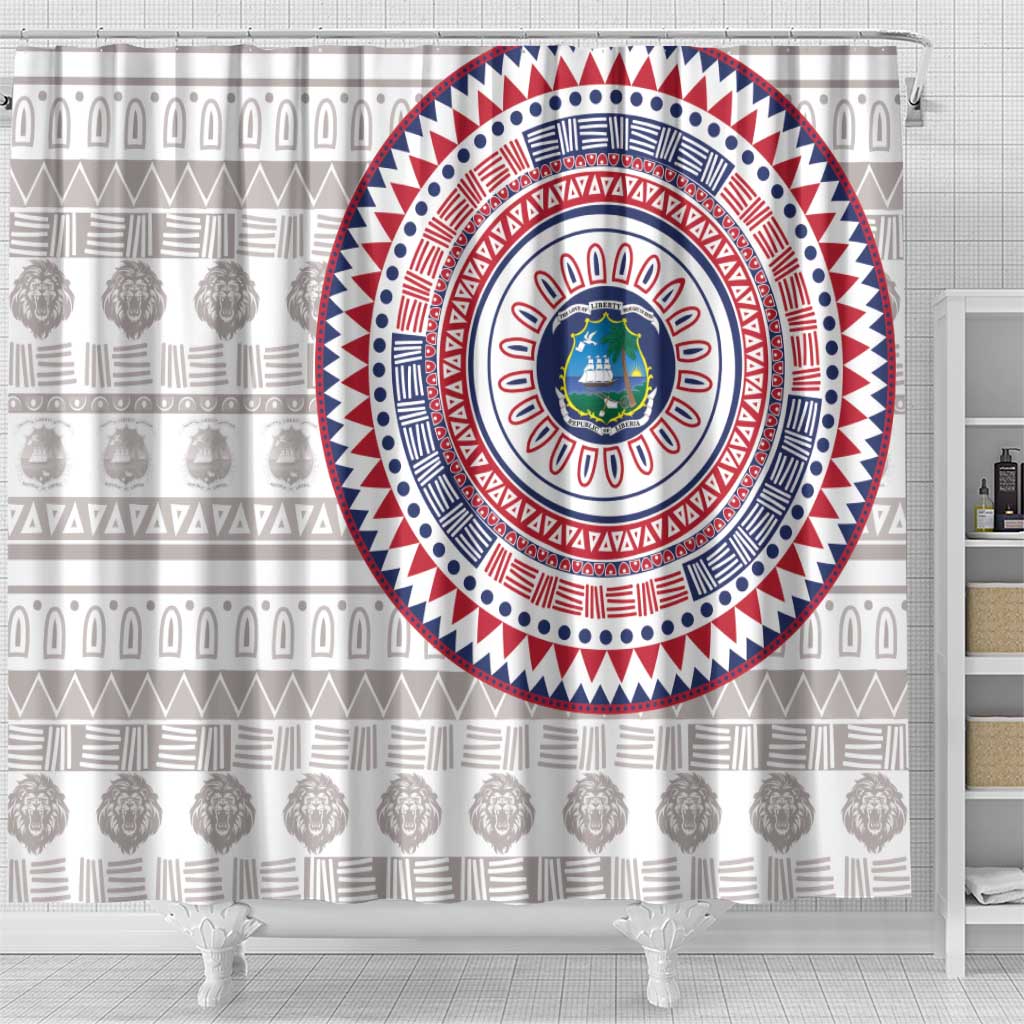 Liberia Shower Curtain African Tribal Pattern LT15
