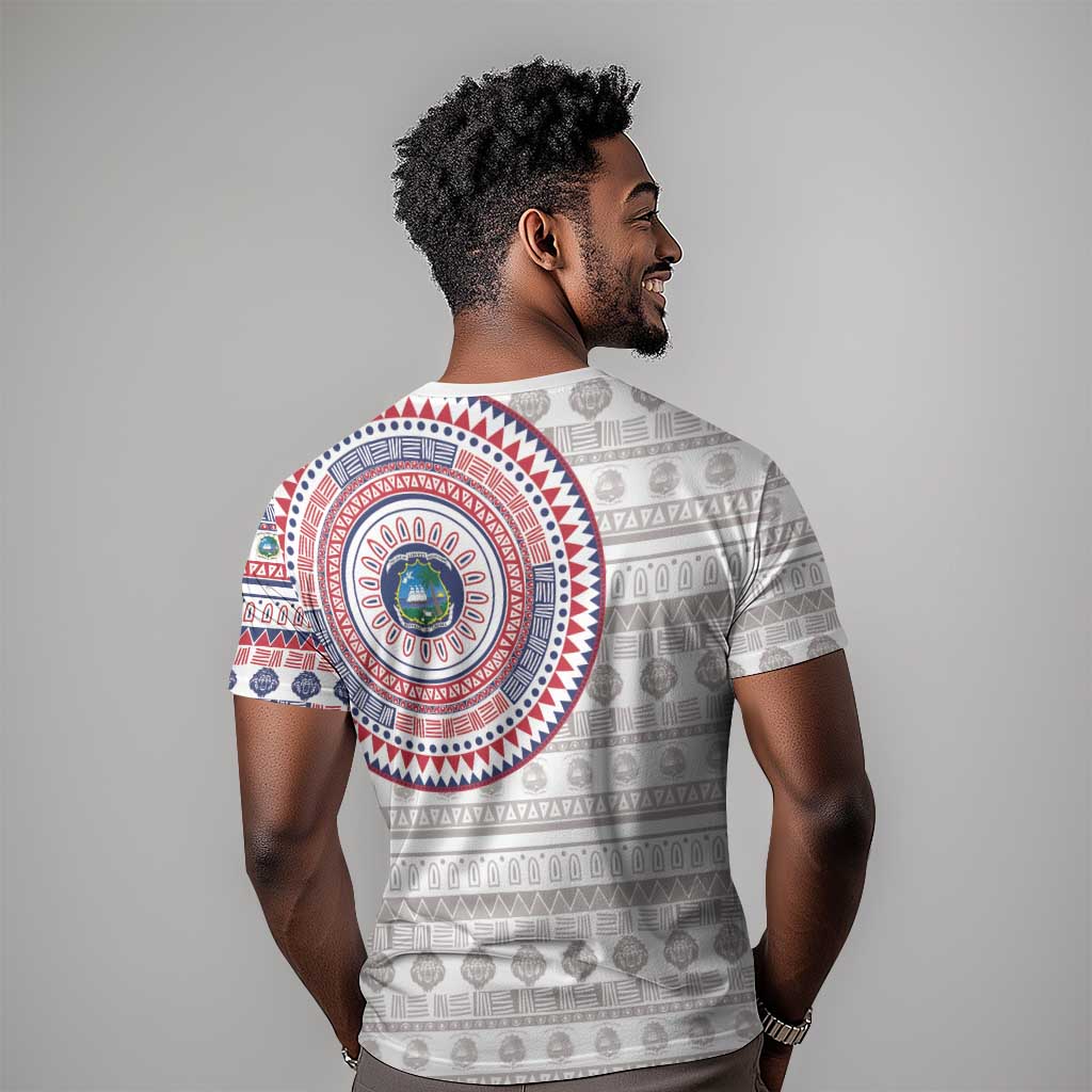 Liberia African Tribal Pattern T shirt Chest Arm Tattoo LT15