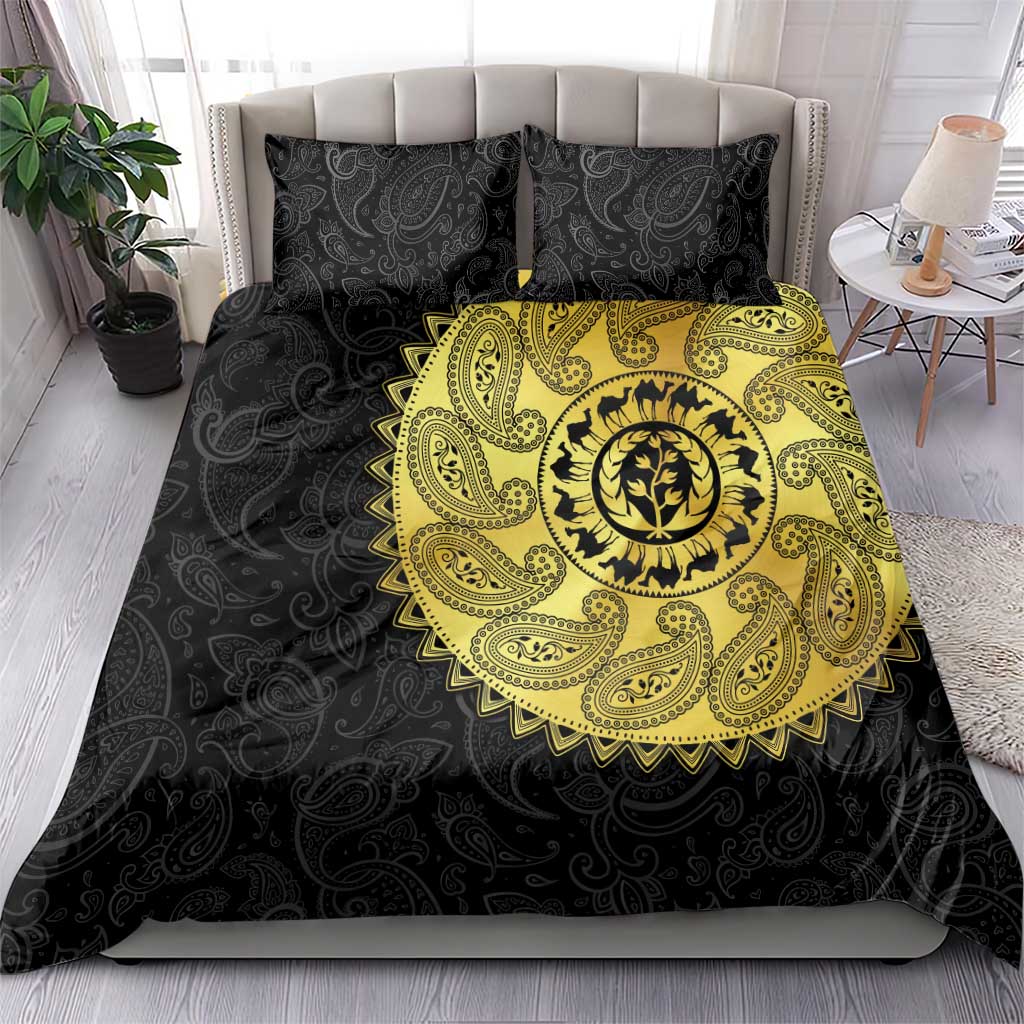 Eritrea African Tribal Mix Paisley Pattern Bedding Set Chest Arm Tattoo LT15