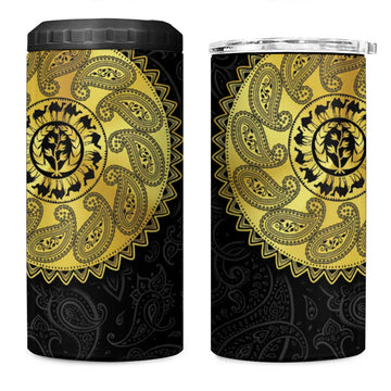 Eritrea African Tribal Mix Paisley Pattern 4 in 1 Can Cooler Tumbler Chest Arm Tattoo LT15