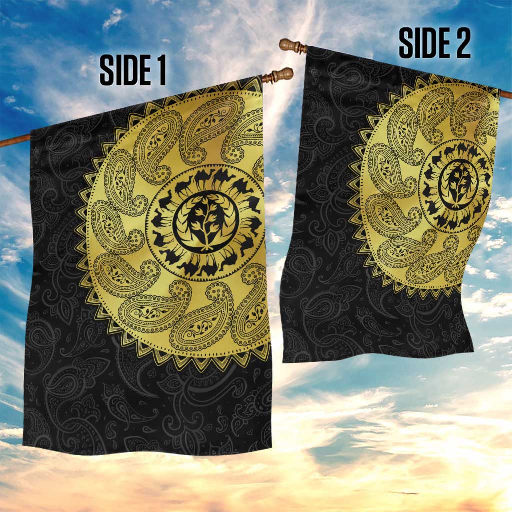 Eritrea African Tribal Mix Paisley Pattern Garden Flag Chest Arm Tattoo LT15