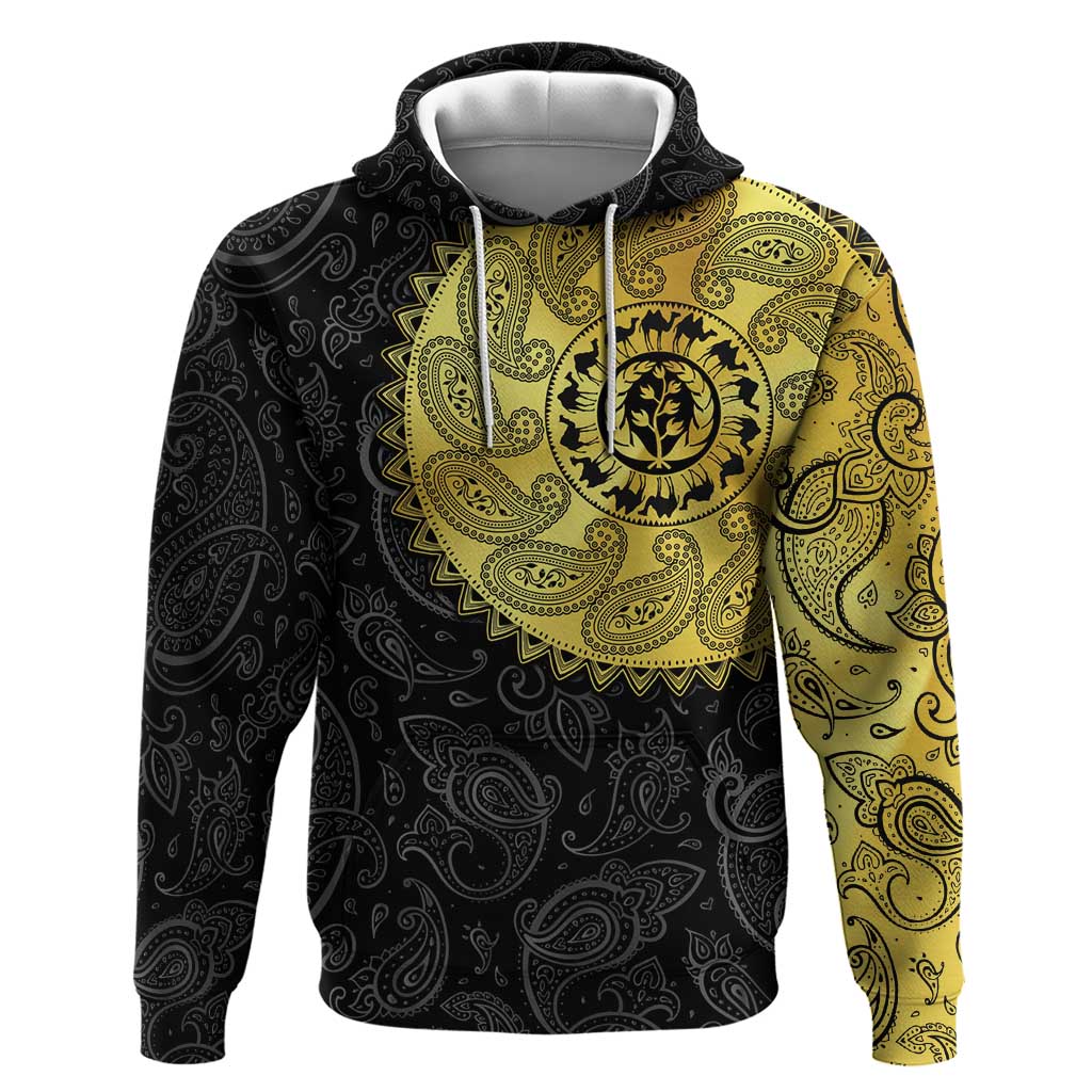 Eritrea Hoodie African Tribal Mix Paisley Pattern LT15