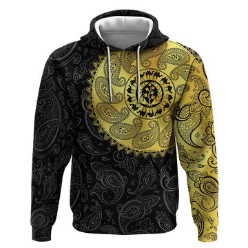 Eritrea Hoodie African Tribal Mix Paisley Pattern LT15