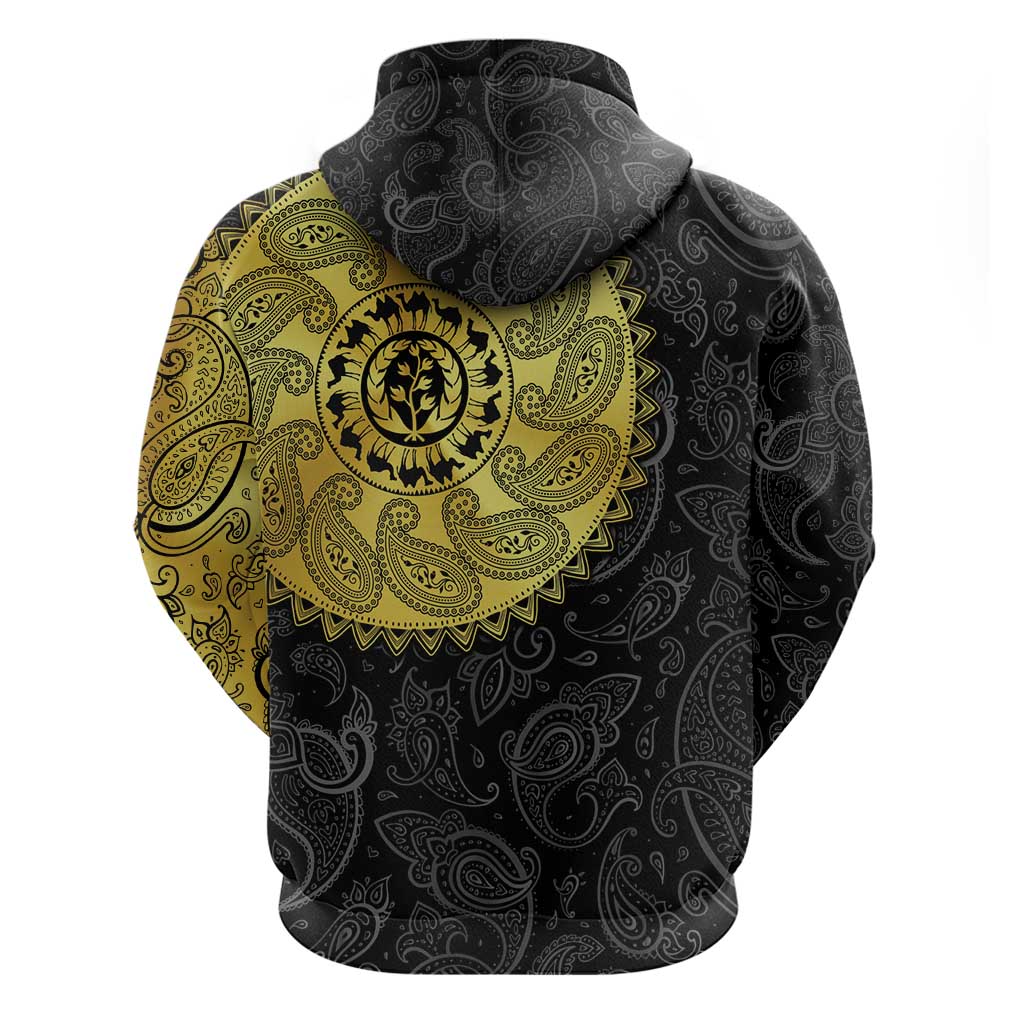 Eritrea Hoodie African Tribal Mix Paisley Pattern LT15