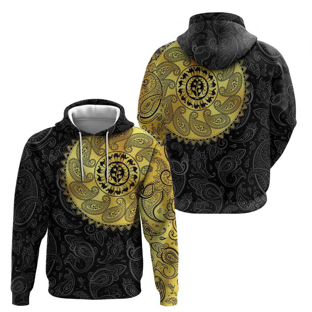 Eritrea Hoodie African Tribal Mix Paisley Pattern LT15