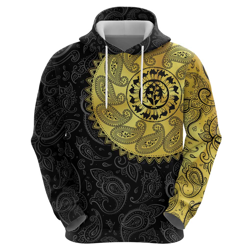 Eritrea Hoodie African Tribal Mix Paisley Pattern LT15