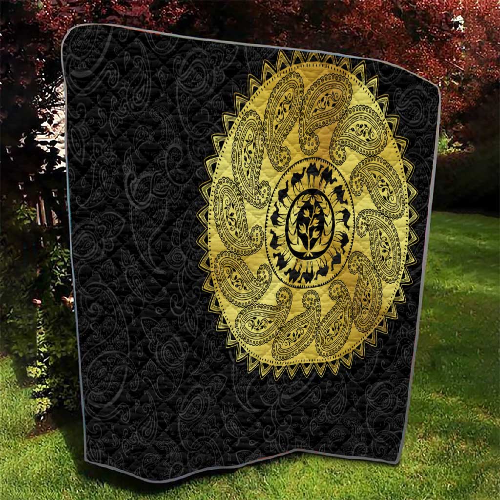 Eritrea African Tribal Mix Paisley Pattern Quilt Chest Arm Tattoo LT15