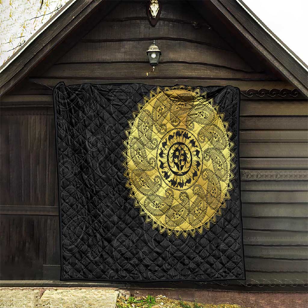 Eritrea African Tribal Mix Paisley Pattern Quilt Chest Arm Tattoo LT15