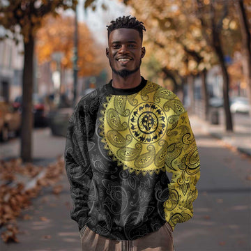 Eritrea African Tribal Mix Paisley Pattern Sweatshirt Chest Arm Tattoo LT15