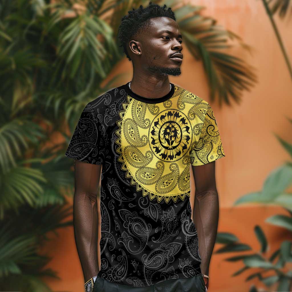 Eritrea African Tribal Mix Paisley Pattern T shirt Chest Arm Tattoo LT15