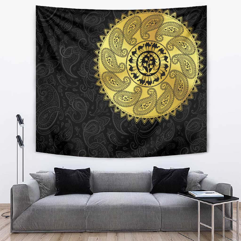 Eritrea African Tribal Mix Paisley Pattern Tapestry Chest Arm Tattoo LT15