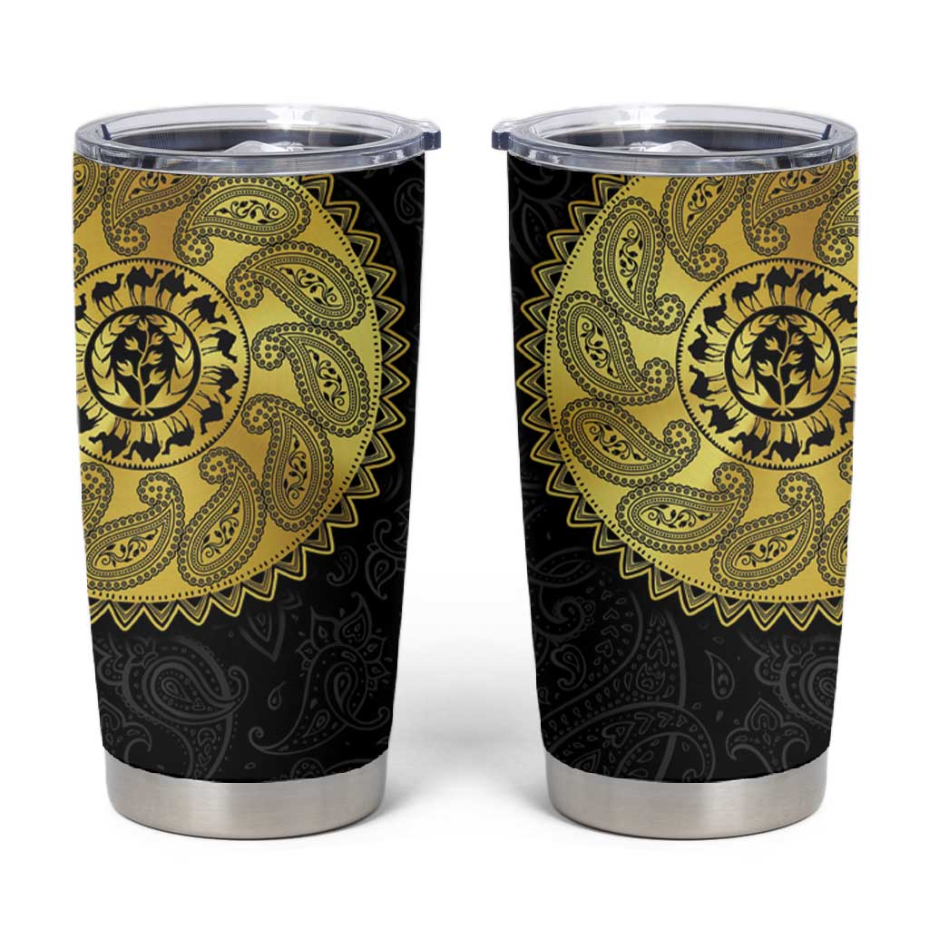 Eritrea African Tribal Mix Paisley Pattern Tumbler Cup Chest Arm Tattoo LT15