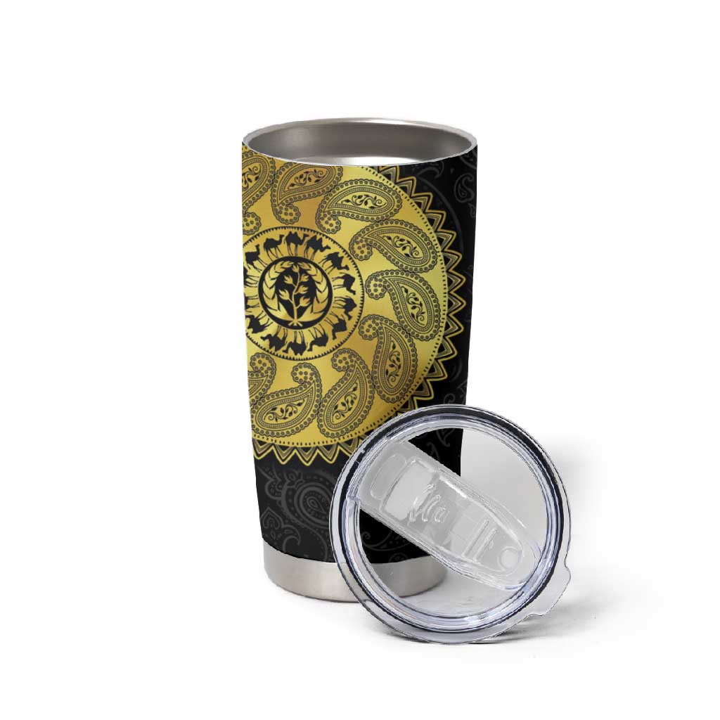 Eritrea African Tribal Mix Paisley Pattern Tumbler Cup Chest Arm Tattoo LT15