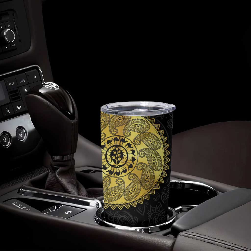 Eritrea African Tribal Mix Paisley Pattern Tumbler Cup Chest Arm Tattoo LT15