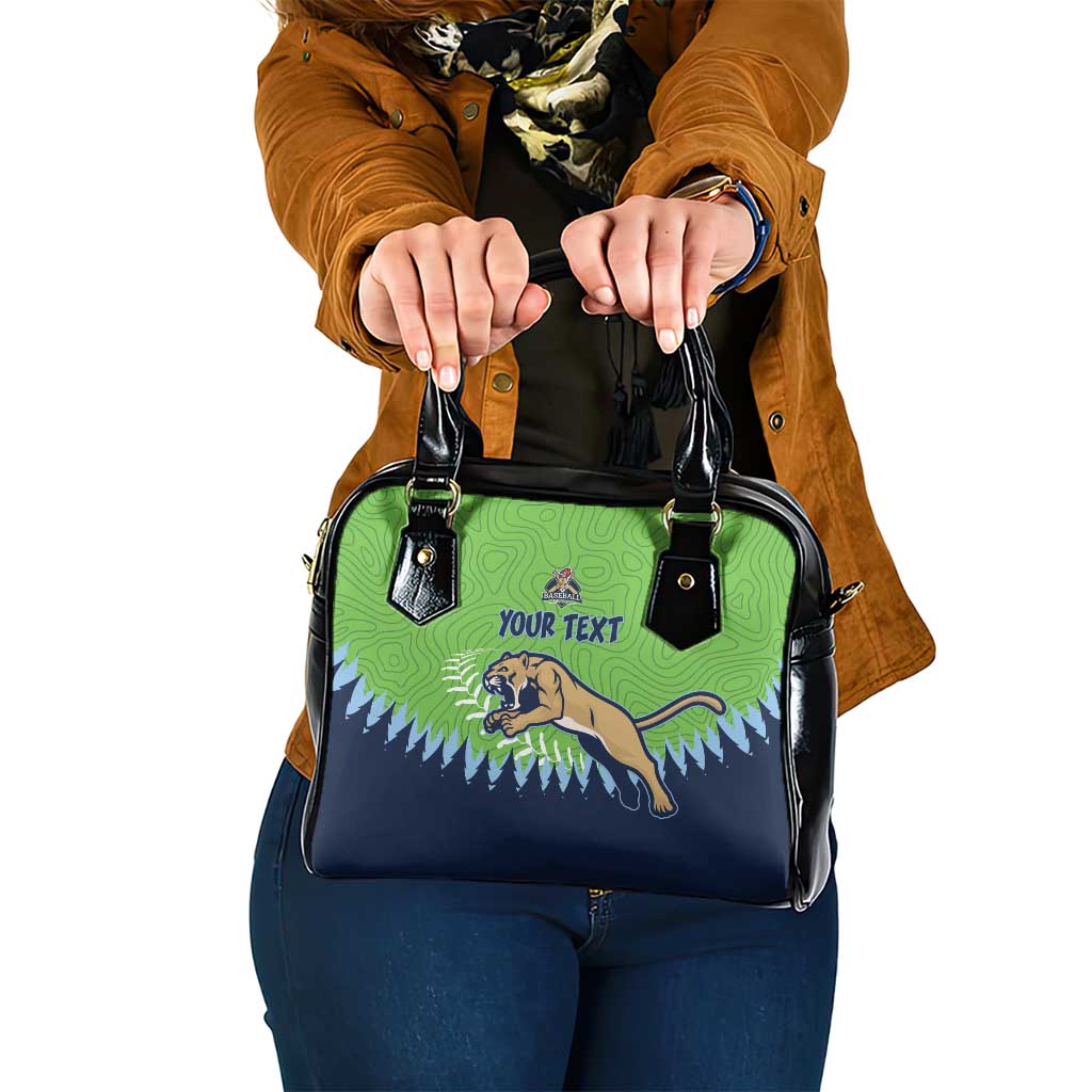 Kane County 2025 Baseball Custom Shoulder Handbag Cougar Fight Cougar Win LT15