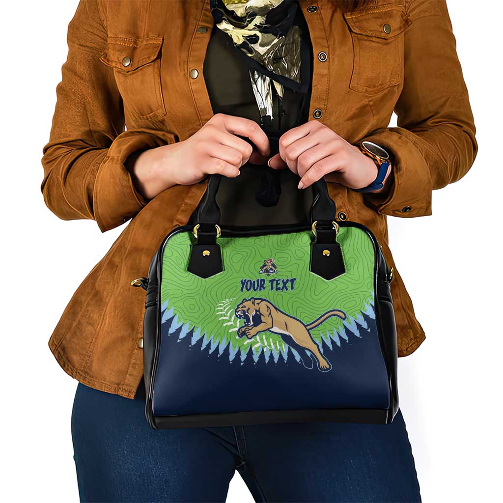 Kane County 2025 Baseball Custom Shoulder Handbag Cougar Fight Cougar Win LT15