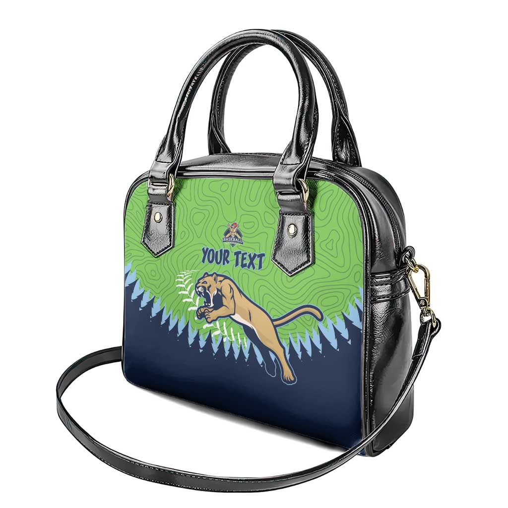 Kane County 2025 Baseball Custom Shoulder Handbag Cougar Fight Cougar Win LT15