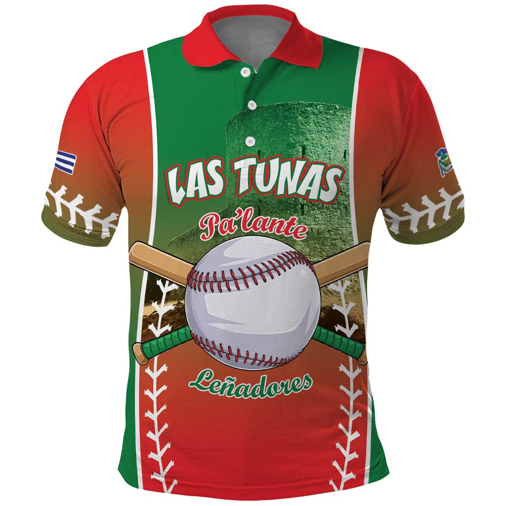 Las Tunas 2025 Baseball Custom Polo Shirt Palante Lenadores LT15