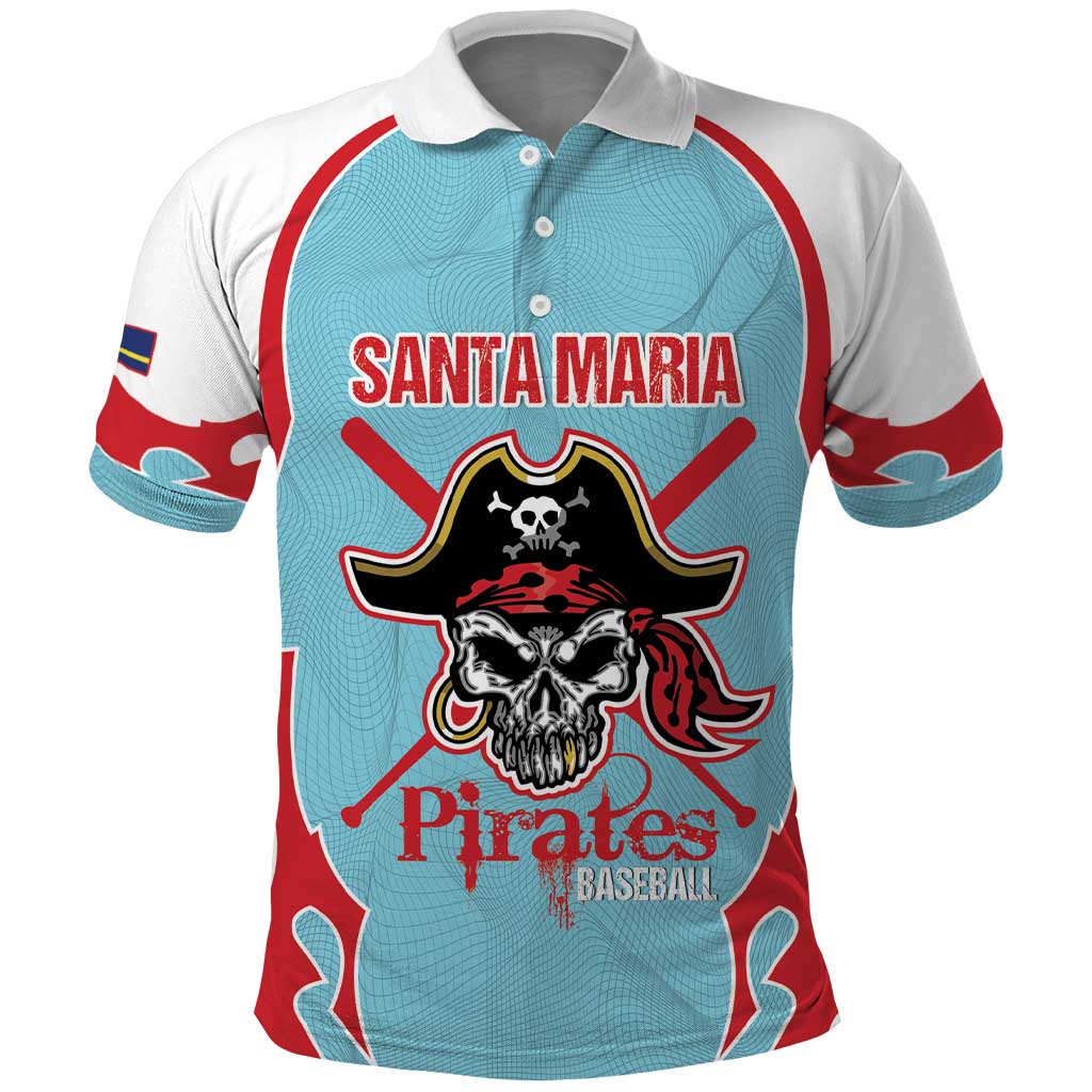 Santa Maria 2025 Baseball Custom Polo Shirt Come On Pirate LT15