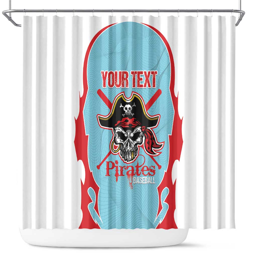 Santa Maria 2025 Baseball Custom Shower Curtain Come On Pirate LT15