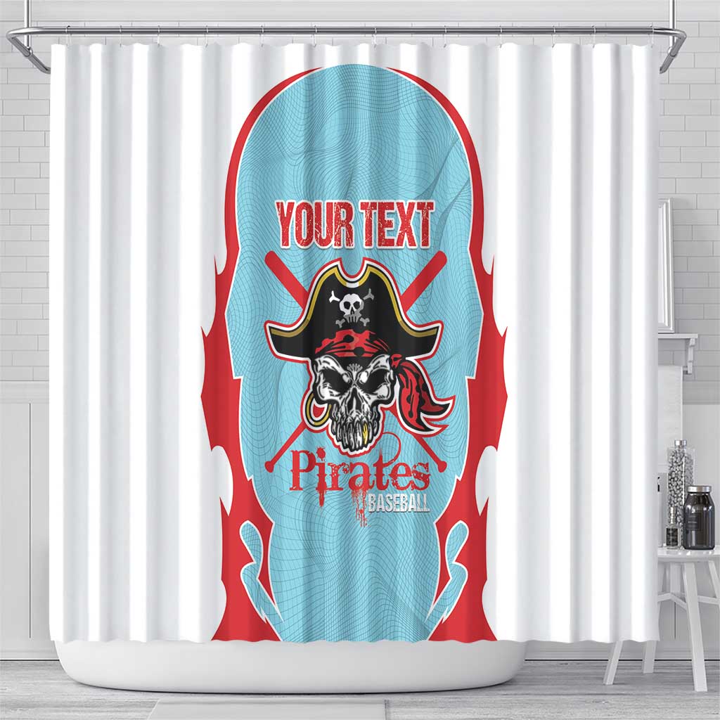 Santa Maria 2025 Baseball Custom Shower Curtain Come On Pirate LT15