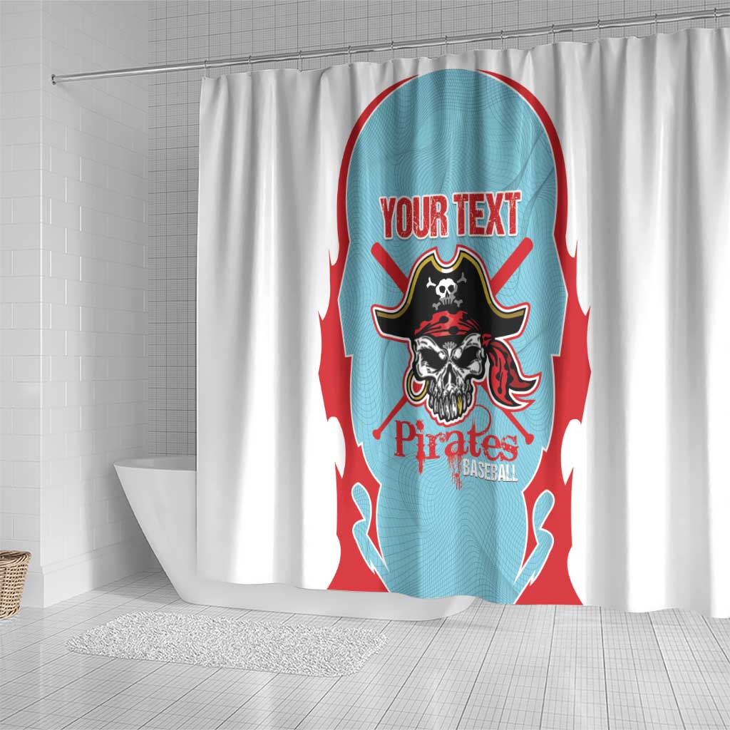 Santa Maria 2025 Baseball Custom Shower Curtain Come On Pirate LT15