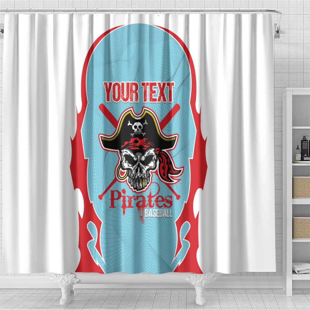 Santa Maria 2025 Baseball Custom Shower Curtain Come On Pirate LT15